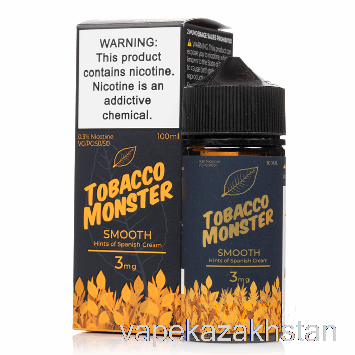 Vape Disposable Smooth - Tobacco Monster - 100mL 12mg